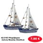 42-3103 Ψαρόβαρκα Ξύλινη Μεγάλη 33x24cm