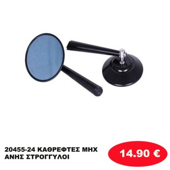 20455-24 ΚΑΘΡΕΦΤΕΣ ΜΗΧΑΝΗΣ ΣΤΡΟΓΓΥΛΟΙ
