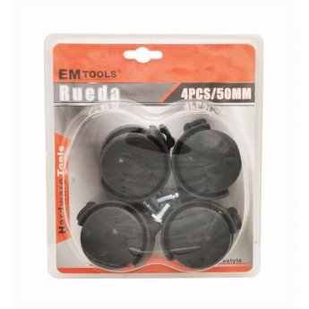 6315801 EMI TOOLS ΔΙΠΛΟΣ ΤΡΟΧΟΣ ΠΕΡΙΣΤΡΕΦΟΜΕΝΟΣ ΜΕ ΒΙΔΑ ΑΠΟ ΠΟΛΥΠΡΟΠΥΛΕΝΙΟ 4ΤΜΧ 50MM