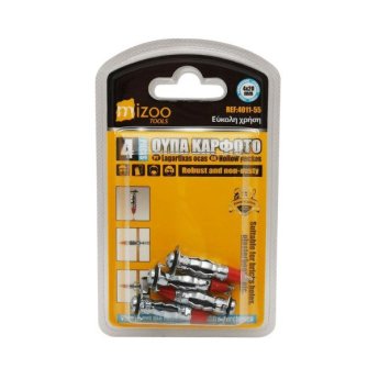 4011-55 MIZOO ΟΥΠΑ ΜΕΤΑΛΛΙΚΟ ΓΥΨΟΣΑΝΙΔΑΣ 4ΤΜΧ 4X20MM