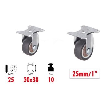 1199-22 MIZOO ΡΟΔΑΚΙ ΕΠΙΠΛΩΝ ΣΤΑΘΕΡΟ ΚΑΦΕ 25MM-1