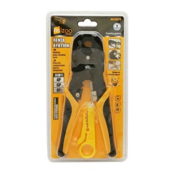 1132-10 MIZOO TOOLS ΠΡΕΣΑ ΑΚΡΟΔΕΚΤΩΝ ΔΙΚΤΥΟΥ RJ11 - RJ12 - RG45 4P - 6P - 8P 8INCH