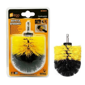 1132-31 MIZOO TOOLS ΒΟΥΡΤΣΑ ΔΡΑΠΑΝΟΥ ΚΙΤΡΙΝΟ ΜΑΥΡΟ 85MM