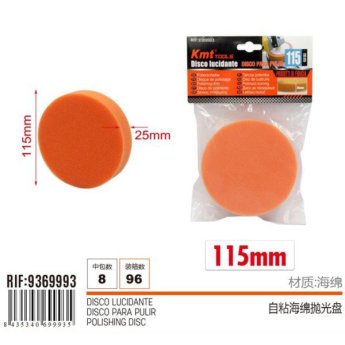 9369993 ΣΦΟΥΓΓΑΡΙ ΓΥΑΛΙΣΜΑΤΟΣ ΠΟΡΤΟΚΑΛΙ VELCRO 115X25MM