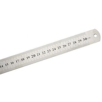 1223-32 ΧΑΡΑΚΑΣ ΜΕΤΑΛΛΙΚΟΣ ΔΙΠΛΗΣ ΟΨΗΣ CM και INCH -30CM - 12-