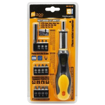 1132-38 MIZOO TOOLS ΣΕΤ ΚΑΤΣΑΒΙΔΙ ΜΕ ΜΥΤΕΣ 13ΤΜΧ