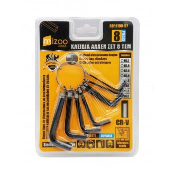 1190-97 MIZOO ΣΕΤ ΚΛΕΙΔΙΑ ALLEN 8ΤΜΧ