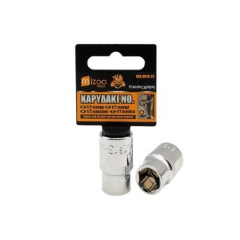 4010-31 MIZOO ΚΑΡΥΔΑΚΙ ΕΞΑΓΩΝΟ 13MM