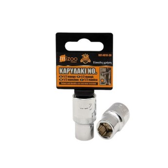 4010-30 MIZOO ΚΑΡΥΔΑΚΙ ΕΞΑΓΩΝΟ 12MM