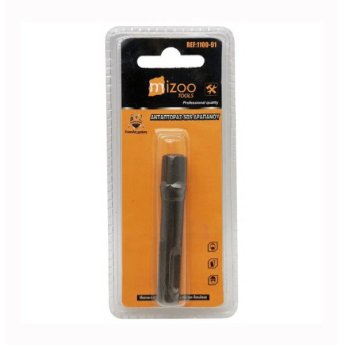 1100-91 MIZOO TOOLS ΑΝΤΑΠΤΟΡΑΣ SDS ΜΕ ΑΞΟΝΑΚΙ ΓΙΑ ΚΑΡΥΔΑΚΙΑ 6.3CM