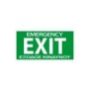 1440-29 ΑΥΤΟΚΟΛΛΗΤΗ ΠΙΝΑΚΙΔΑ ΣΗΜΑΝΣΗΣ EMERGENCY EXIT-ΕΞΟΔΟΣ ΚΙΝΔΥΝΟΥ 20X7.5CM