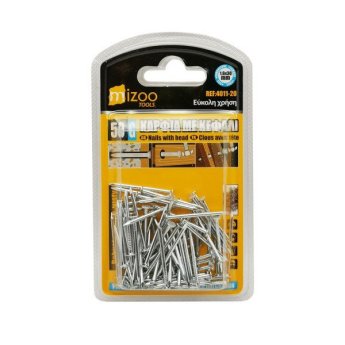 4011-20 MIZOO ΚΑΡΦΙΑ ΜΕ ΚΕΦΑΛΙ ΑΣΗΜΙ 50G 1.6X30MM
