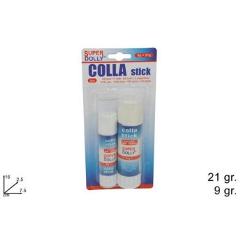 8027501324550 SUPER DOLLY ΚΟΛΛΑ STICK 2ΤΜΧ 21GR - 9GR