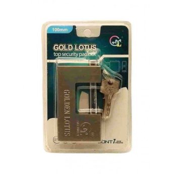 20492-4 ΛΟΥΚΕΤΟ ΑΣΦΑΛΕΙΑΣ GOLDEN LOTUS ΒΑΡΕΩΣ ΤΥΠΟΥ 100MM