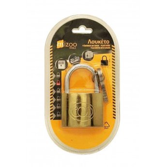 1131-68 MIZOO TOOLS ΛΟΥΚΕΤΟ ΧΡΥΣΟ ΜΕ 3 ΚΛΕΙΔΙΑ 57MM