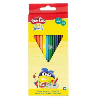 50-3741 Ξυλομπογιές Play Doh σετ- 12τεμ