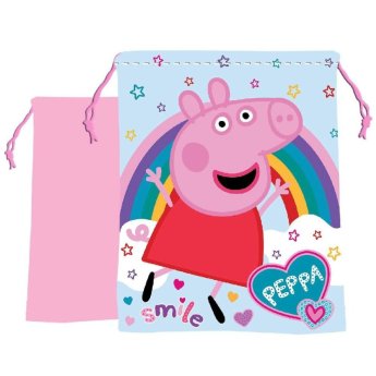 50-3737 Τσάντα Πουγκί Peppa 27x22cm