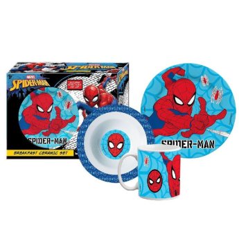 50-3721 Σετ Φαγητού Κεραμικό Spiderman 3τεμ 25x18.5x9.5cm
