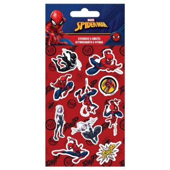 18-1972 Αυτοκόλλητα σετ 5 Φύλλων Spiderman 12x8cm