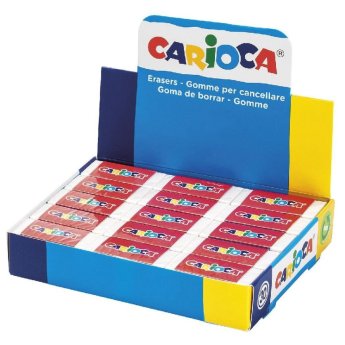 50-3669 Γόμα Λευκή Carioca πακ-30τεμ