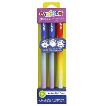 60-891 Στυλό Carioca που Σβήνει με Γόμα 0.7mm σετ-3τεμ