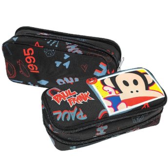 50-3690 Κασετίνα Βαρελάκι Οβαλ Paul Frank Graffiti 23x10x6cm