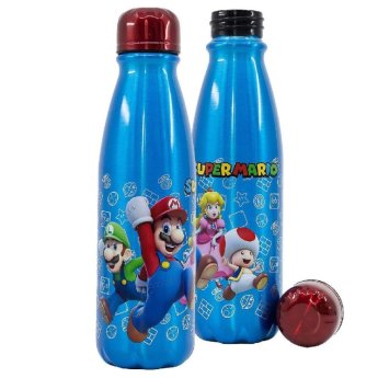 50-3662 Παγούρι Αλουμινίου Super Mario 600ml 23.5x5.5cm 600ml