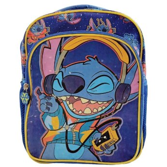 50-3547 Τσάντα Πλάτης  Νηπίου Stitch με Μπροστινή Τσέπη 29cm
