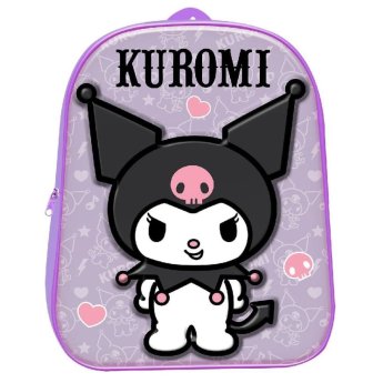 50-3521 Τσάντα Πλάτης Νηπίου Kuromi 3d 31x26x11cm