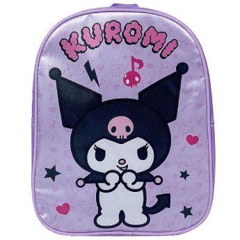 50-3522 Τσάντα Πλάτης Νηπίου Kuromi 29cm