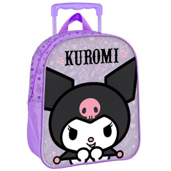 50-3523 Τσάντα Τρόλευ Νηπίου Kuromi 32x27x12cm