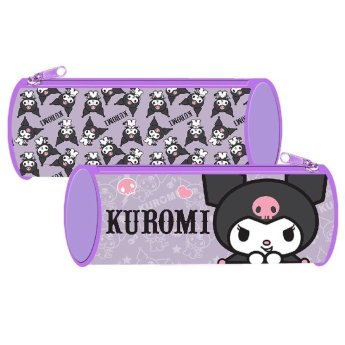 50-3524 Κασετίνα Βαρελάκι Kuromi 23x8cm