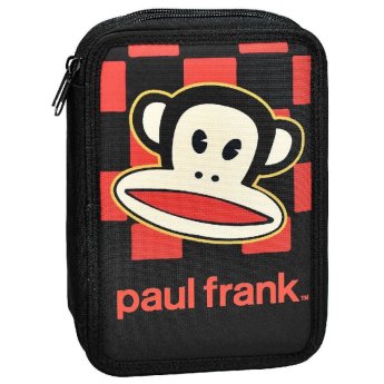 50-3480 Κασετίνα Διπλή  Γεμάτη Paul Frank Party Fever 20x14x-