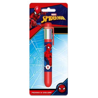 50-3064 Στυλό 6 Χρωμάτων Spiderman