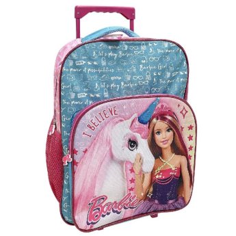 50-3105 Τσάντα Τρόλευ Δημοτικού Barbie 43x31x18cm
