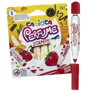 60-746 Μαρκαδόροι Carioca Perfume Stamps 8 Χρώματα