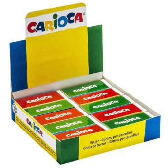 50-2196 Γόμα Λευκή Carioca κυτ-20τεμ