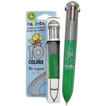 60-727 Στυλό 10 Χρωμάτων Carioca Ballpoint 1.0mm