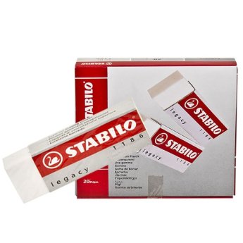 50-788 Γόμα Stabilo Λευκή πακ-20τεμ