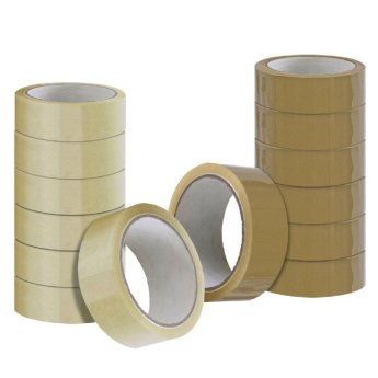 19-55 Ταινία Συσκευασίας 38mm Καφέ-Διάφανη 38mm x 66m