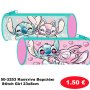 50-3253 Κασετίνα Βαρελάκι Stitch Girl 23x8cm