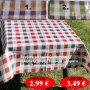 Βαμβακερά τραπεζομάντηλα ελληνικής ραφής σε διάφορα χρώματα και σε 2 διαστάσεις από
