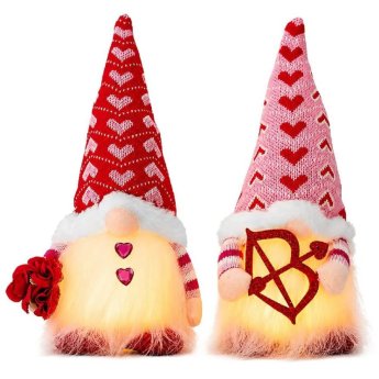 79-547 Νάνος Διακοσμητικός Valentine με φως 30cm