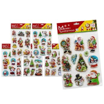 93-4130 Αυτοκόλλητα Gelly Xmas Σχέδια σετ-10 τεμ 29x18cm