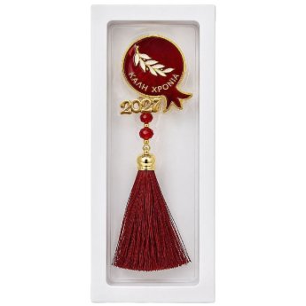 93-4108 Γούρι Ρόδι σε Κουτάκι. Καλή Χρονιά 27cm
