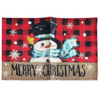 93-3957 Σουπλά Διακόσμησης Merry Christmas 45x30cm