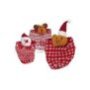 93-3673 Τσαντάκι Πουγκί Μάλλινο Xmas 20x14cm
