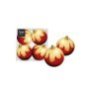 93-3575 Μπάλες Κόκκινες με Χρυσή Βαφή πακ-4τεμ φ10 o10cm