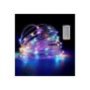 93-3488 100 Λαμπάκια LED Copper Μπαταρίας Πολύχρωμα σε Σειρά με Controller IP20 10.3m