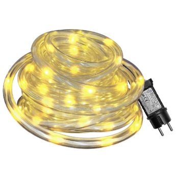 93-3491 Φωτοσωλήνας 200 LED 10m Λευκός Θερμός με Προγράμματα IP44 o11mm 10m -KAI3m Extra Καλώδιο-